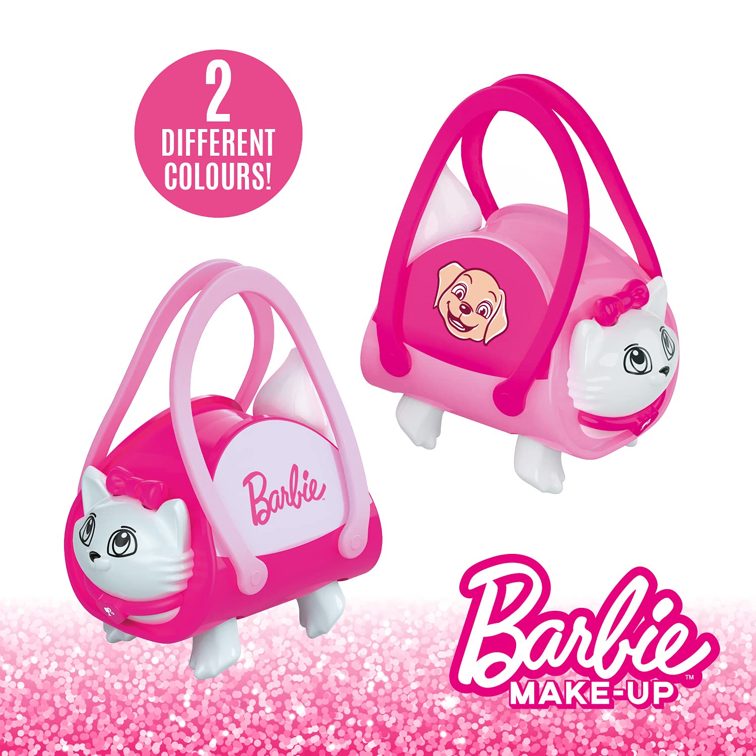 Mondo Barbie torba z kotem 40001, torebka/szminka, w zestawie 1 torba w kształcie kota, 1 szminka