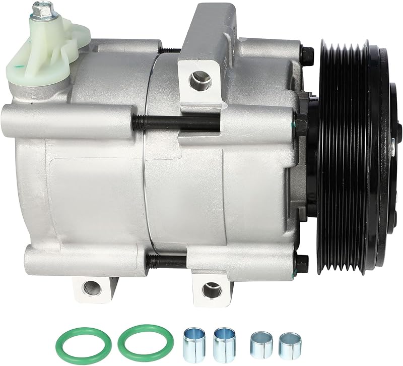 Compressor do ar-condicionado ECCPP FS10 com embreagem para Ford F-150 e F-150 Heritage – 1 unidade