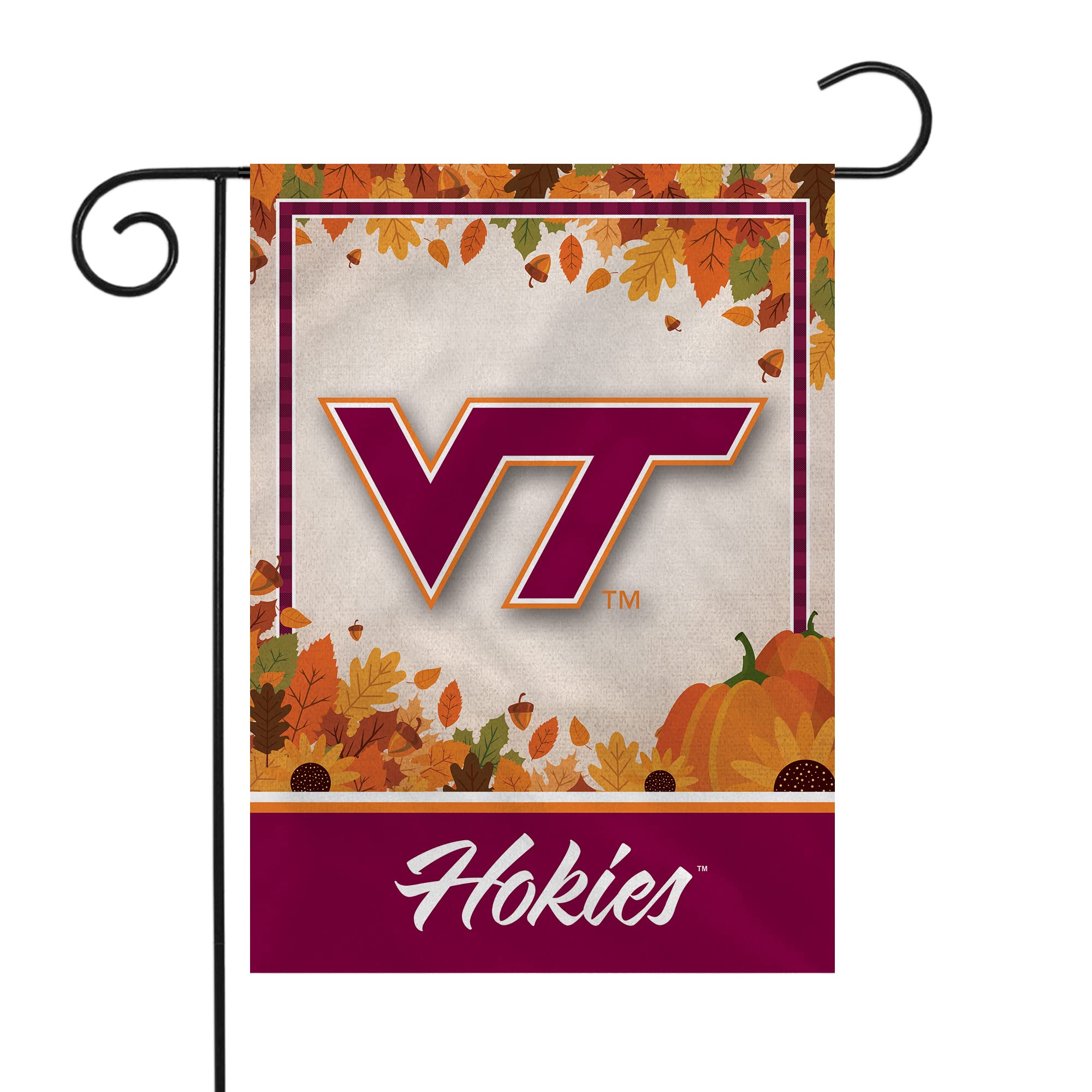 Rico Industries NCAA Unisex-Adult GFL Garden Flag - Fall Harvest - NCAA