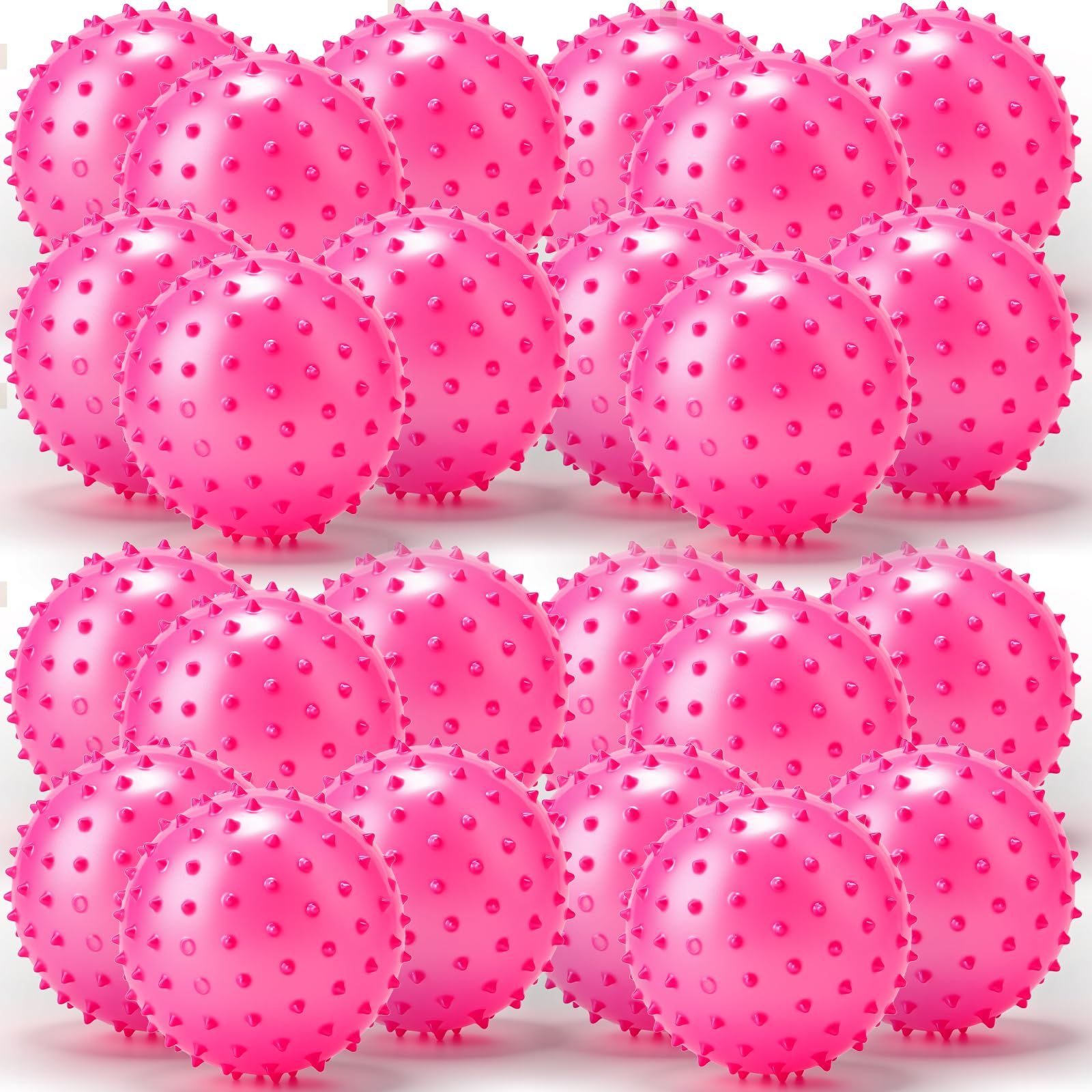 Jerify Knobby Balls Spiky Sensory Bouncy Balls Bulk
