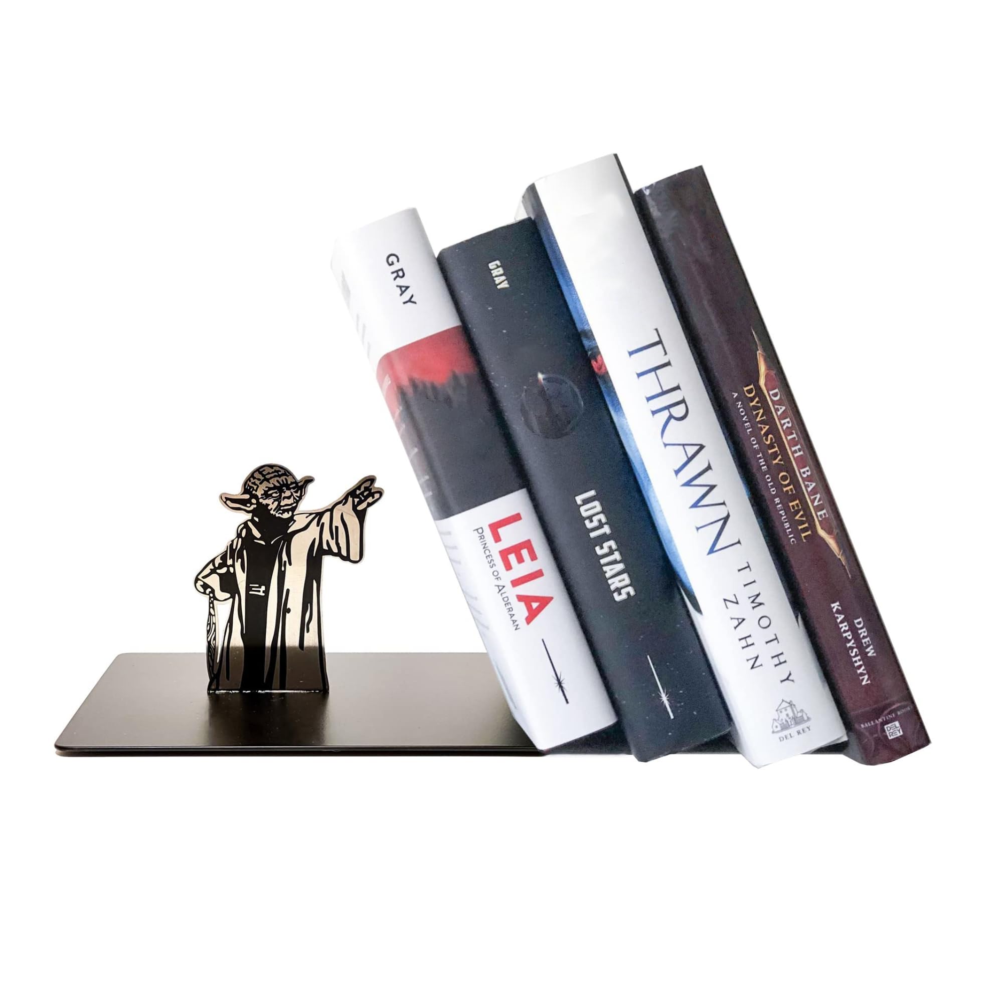 本立て　ブックエンド　ヨーダ　スターウォーズ Amazon.co.jp: Master Yoda Forceメタルブックエンド。 | Yoda ブック