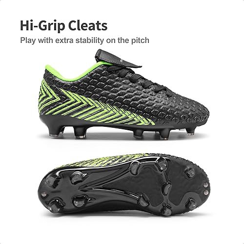 Miniatura 2 de DREAM PAIRS Boys Girls Outdoor Soccer Cleats Firm Ground Football Shoes for LittleBig Kid