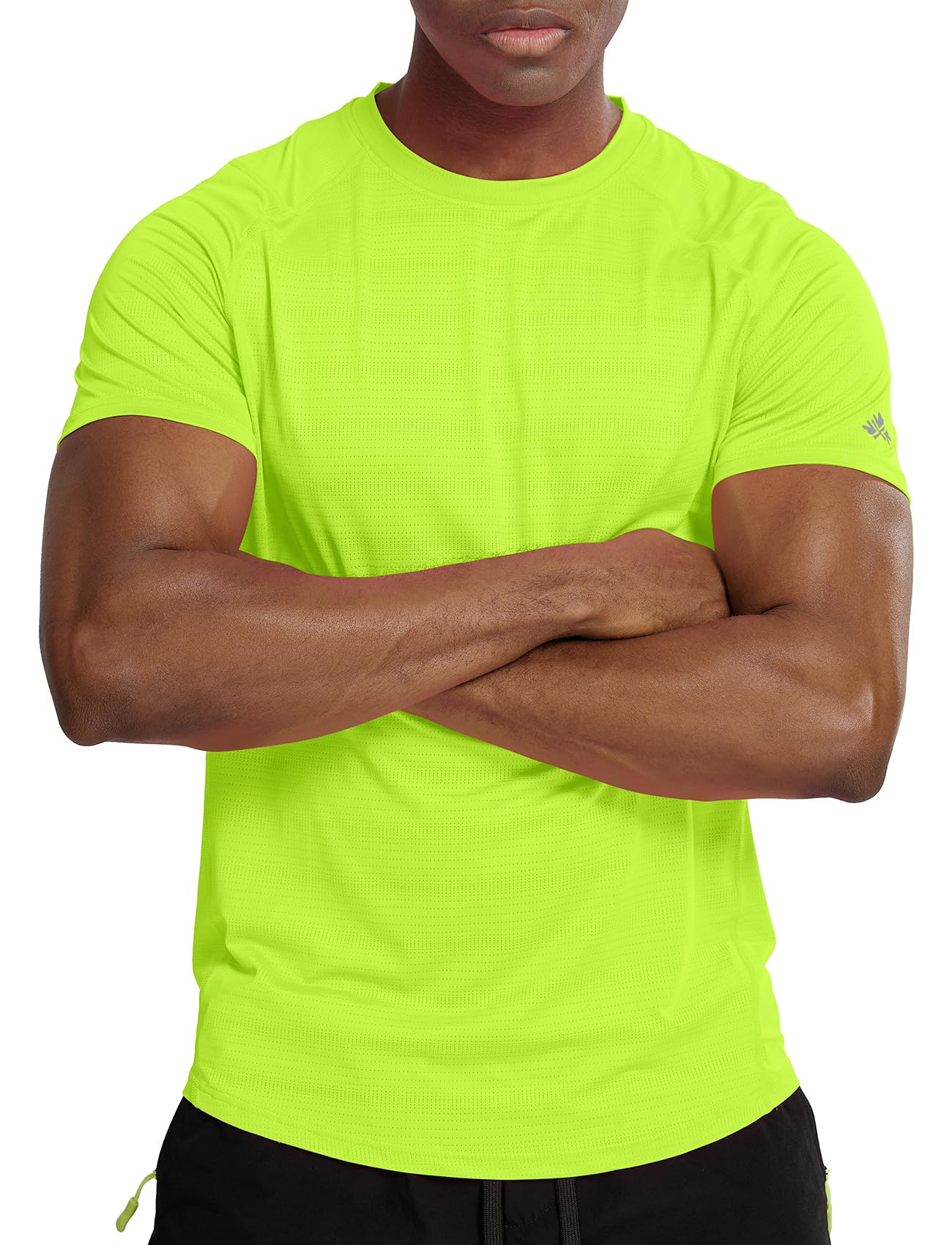 Mens Workout Shirts Quick Dry Short Sleeve Athletic Running Gym T Shirt