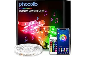 Phopollo 32-Feet RGB LED Strip Lights