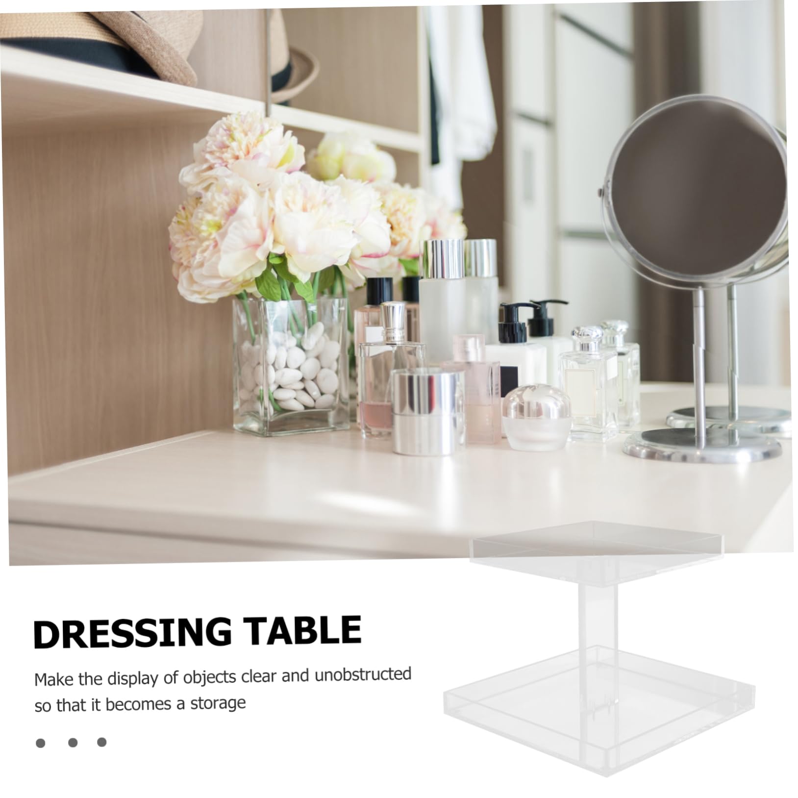 Mikinona Organizador De Perfumes De Acrílico Estante De Almacenamiento Multifuncional para Baño y Hogar