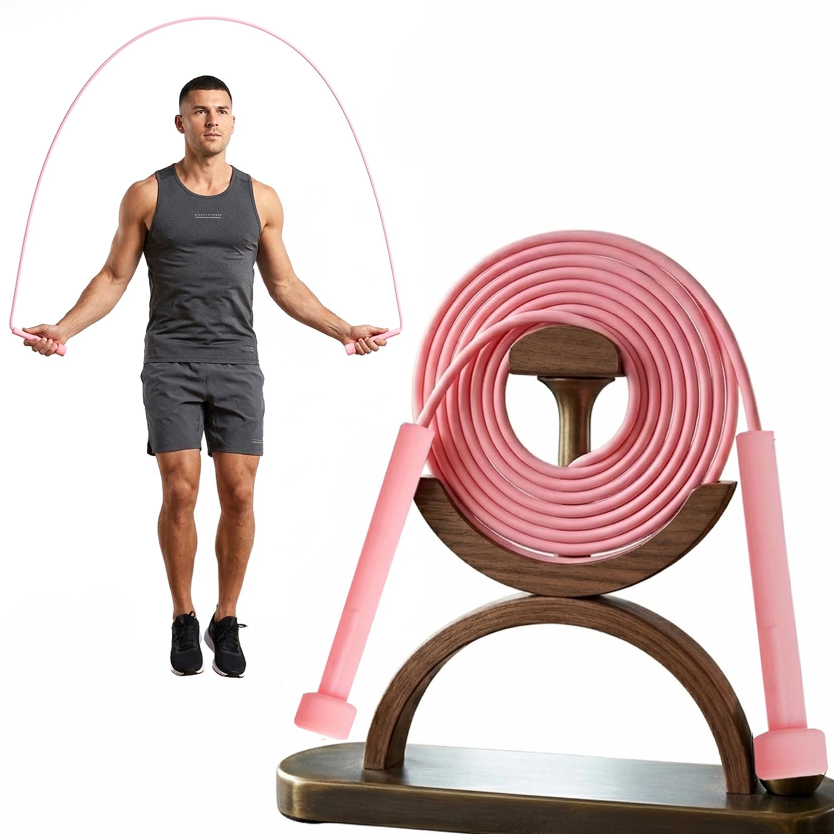 Adjustable Skipping Rope for Men, Women & Kids – Speed Jump Rope for Exercise Workout & Weight Loss-image-14