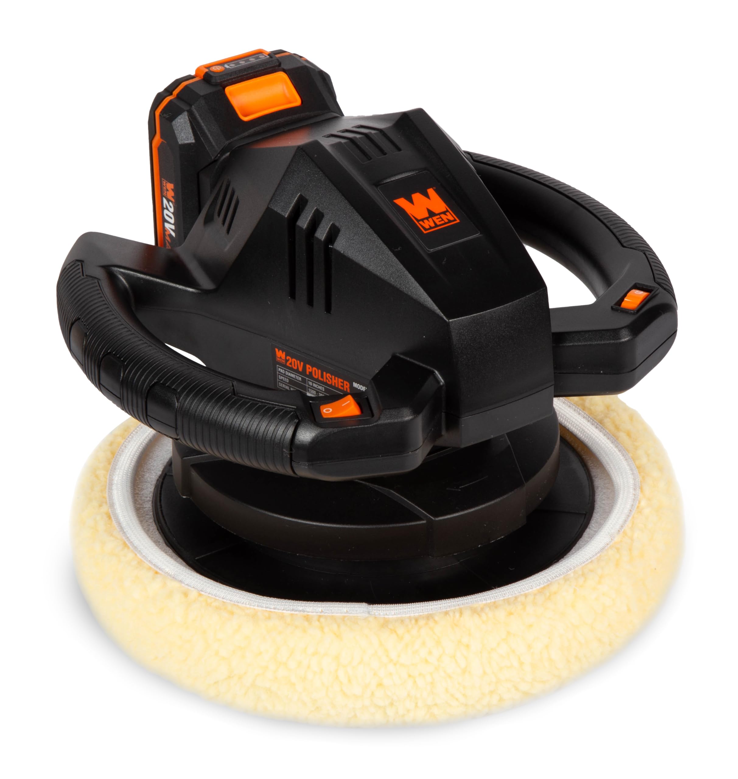 WEN 20V Max 10-Inch Random Orbital Polisher