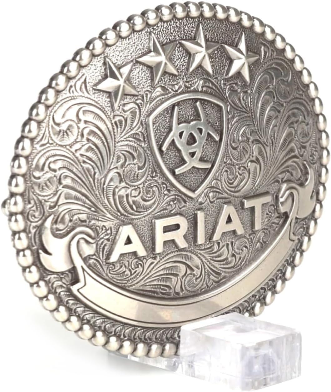 ARIAT Oval Stars and Shield Belt Buckle