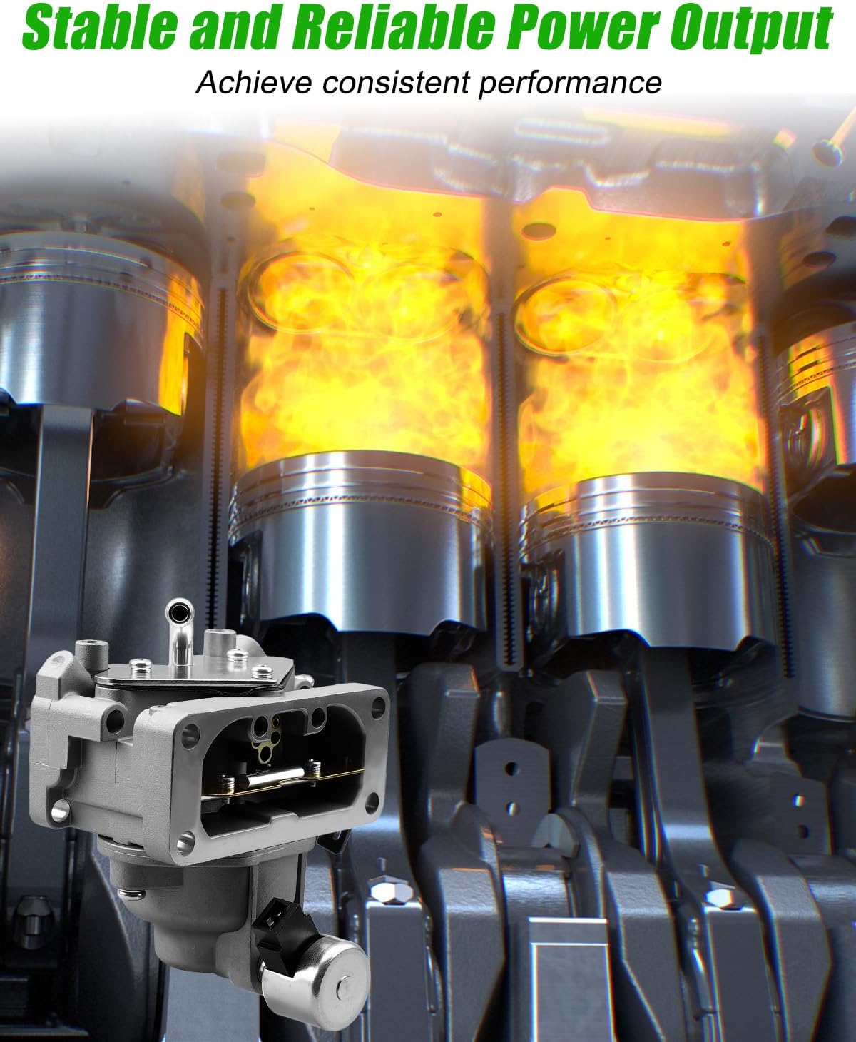 Carburetor Fit for John Deere Z445 Zero Turn Mower Kawasaki FH721V 25HP Engine, Carb Filter Fuel Pump Tune Up Kit