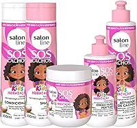 Kit Salon Line Sos Cachos Kids Linha Infantil Completa 5-Produtos