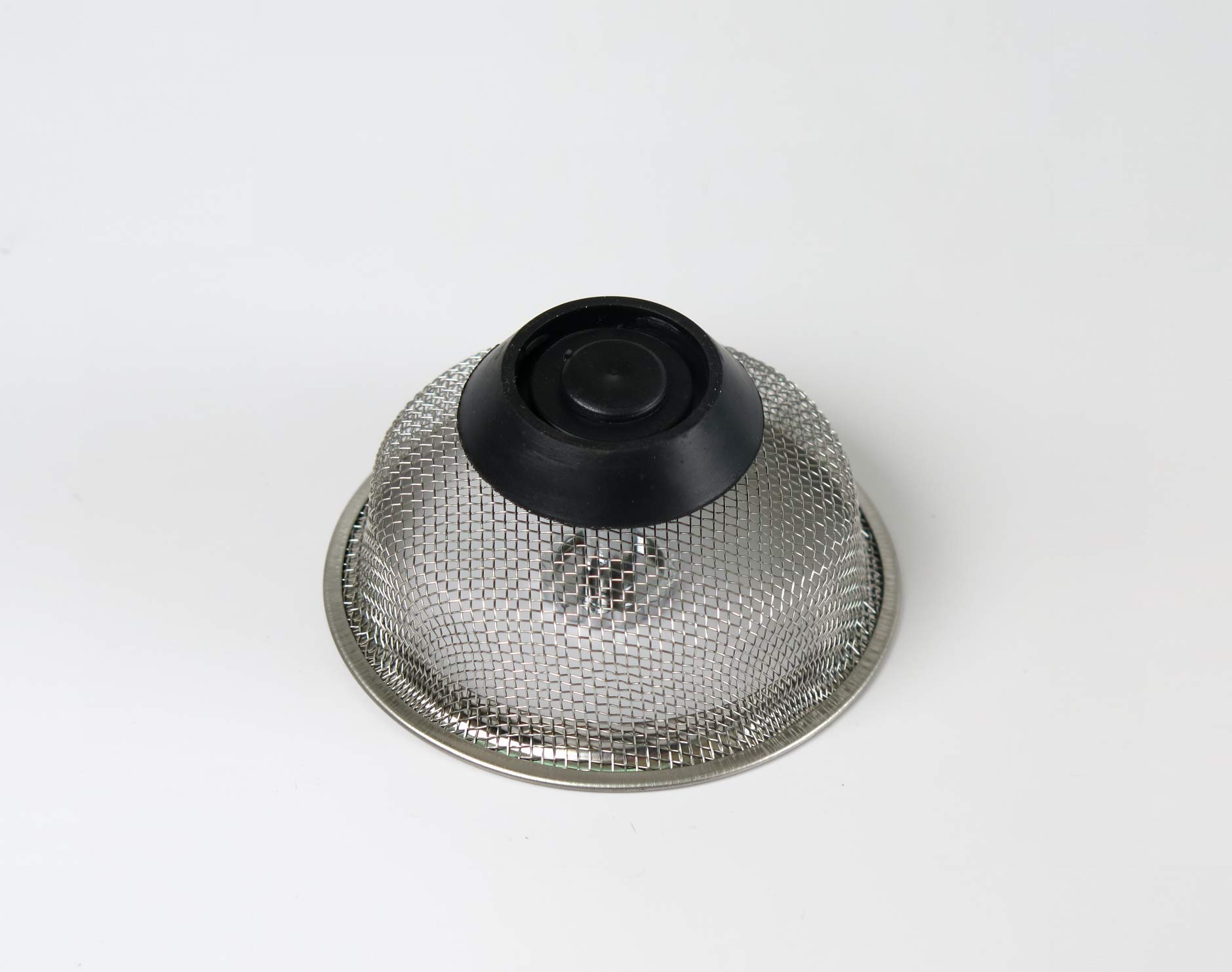 Tredoni 8.5cm Stainless Steel Sink Drain Mesh Filter Strainer Plug Stopper - for ~7.6cm//3" Drain Openings (Plug Mesh Strainer) - Image 4