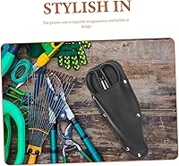 Vista 5 de Happyyami Pinza de podadora de cuero para tijera, abrazaderas de inglete para recortar alicates, soporte para herramientas de caza, protector