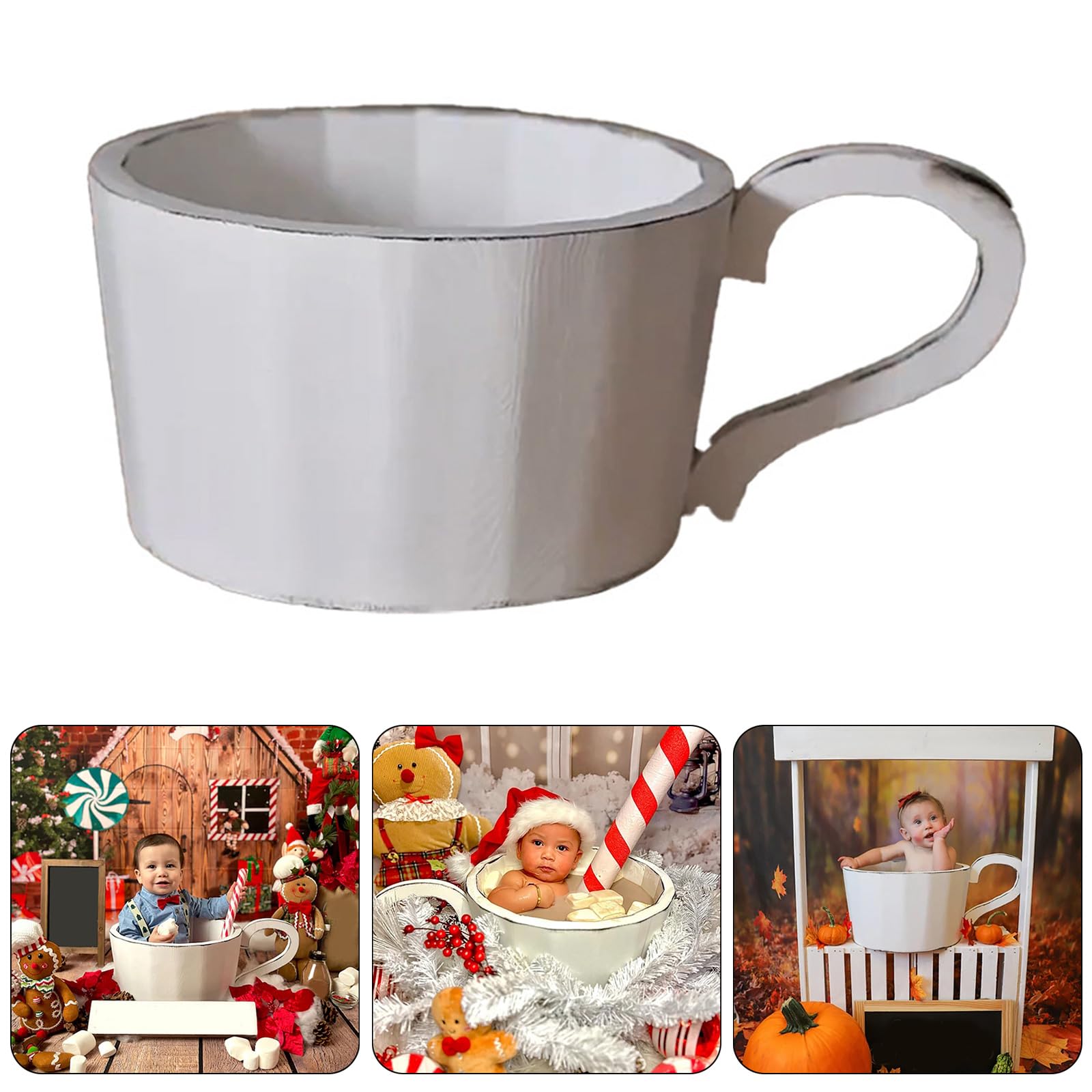 Accessori fotografici per bambini in posa per foto in legno tazza d'acqua modello puntelli per foto accessori per studio fotografico per bambini