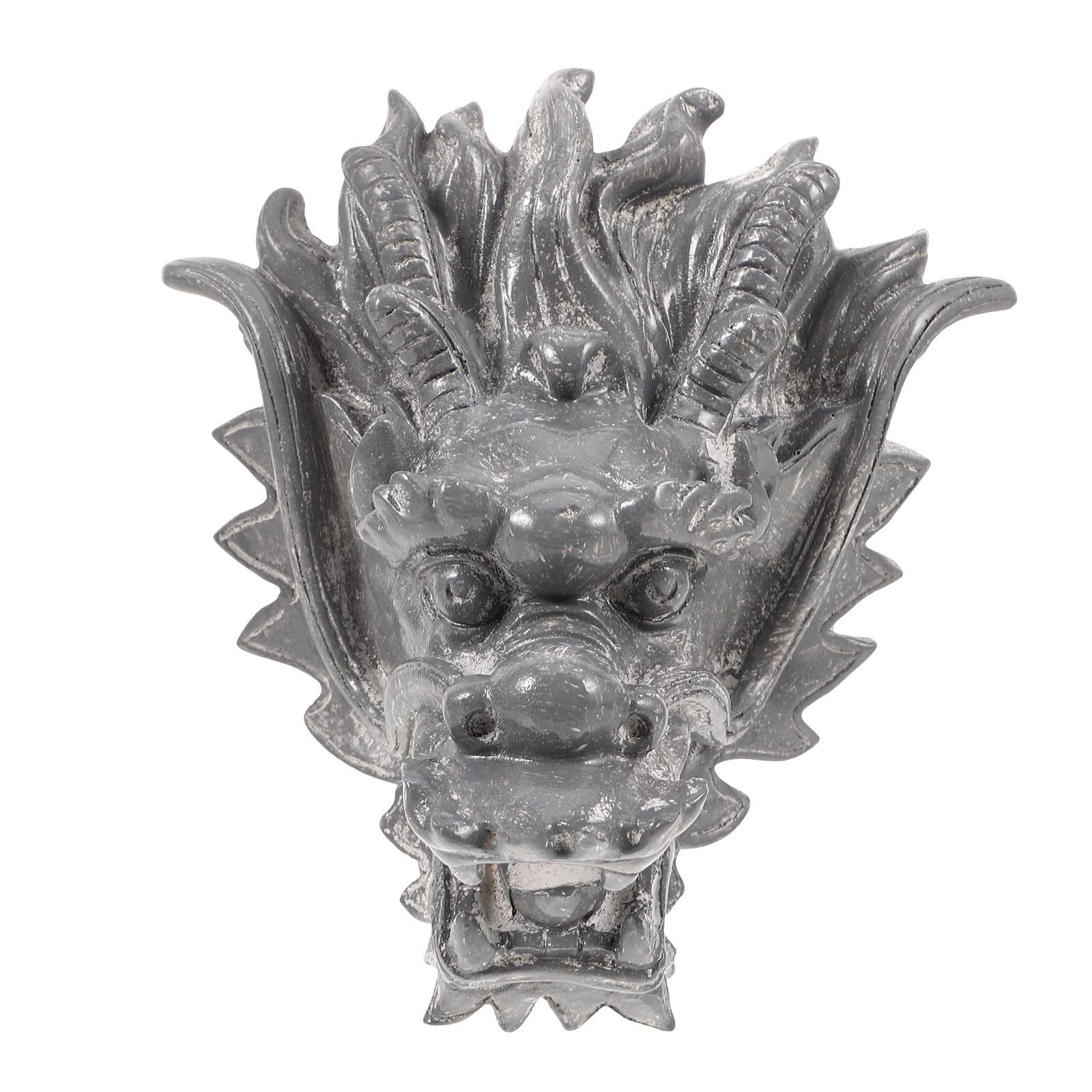Fuente de Cabeza de Dragón de Resina para Pared de Jardín