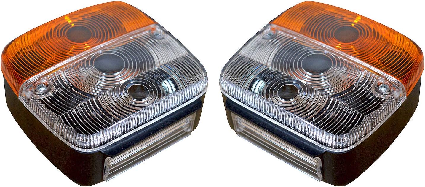 Bajato: 2x Front Side Indicator Turning Lamp Light for Tractor Trailer - 11002202