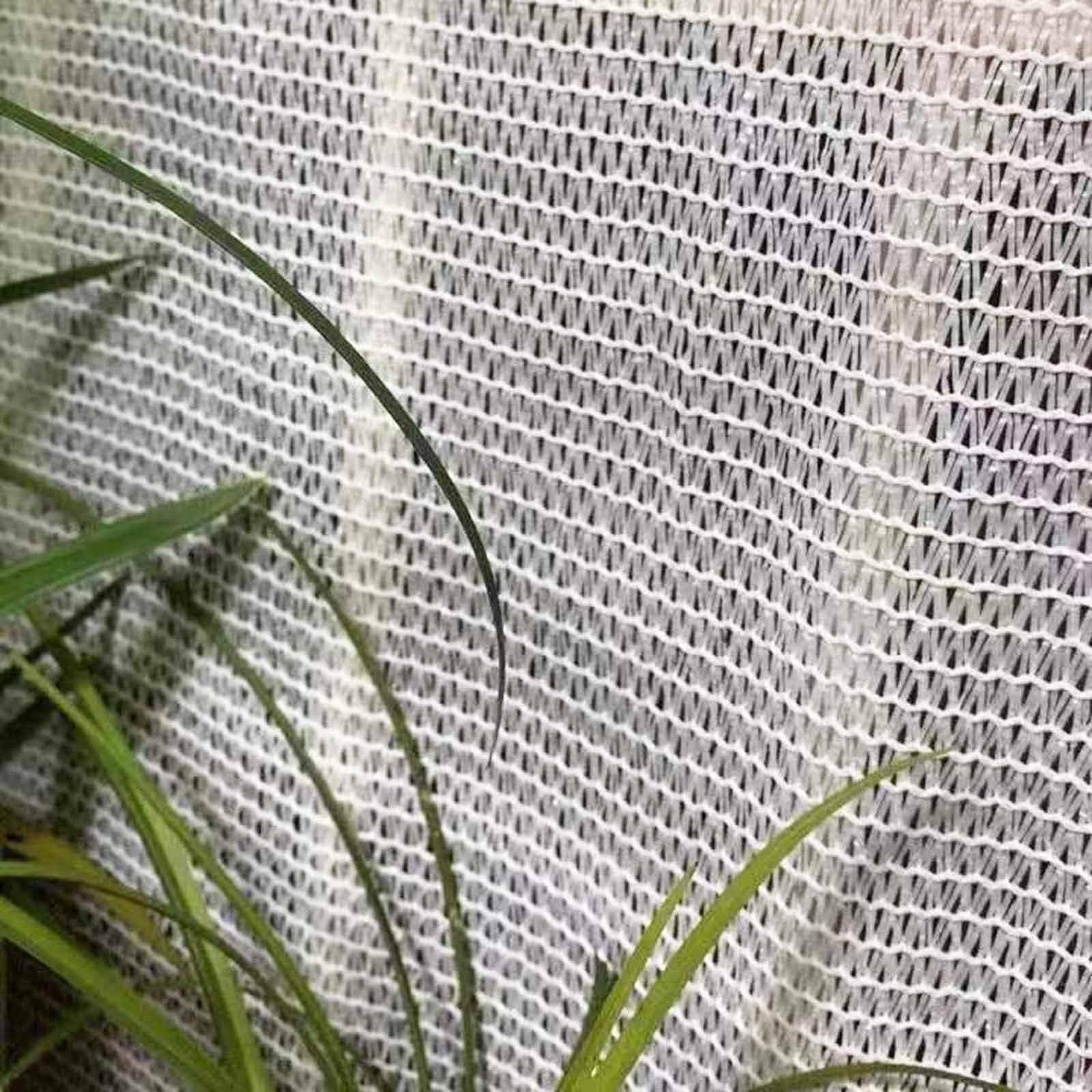 Bianco Rete Ombreggiante 50% Resistente Ai Raggi UV Telo Ombreggiante 2.0x3.0 m per Colture Serre Esterno Giardino
