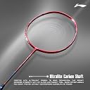 Li-Ning Li-Ning G-Force 3900 II Superlite Strung Badminton Racket with Full Cover | 5U | Maximum Tension ≤ 30 Lbs (DK Red/Navy) gallery image