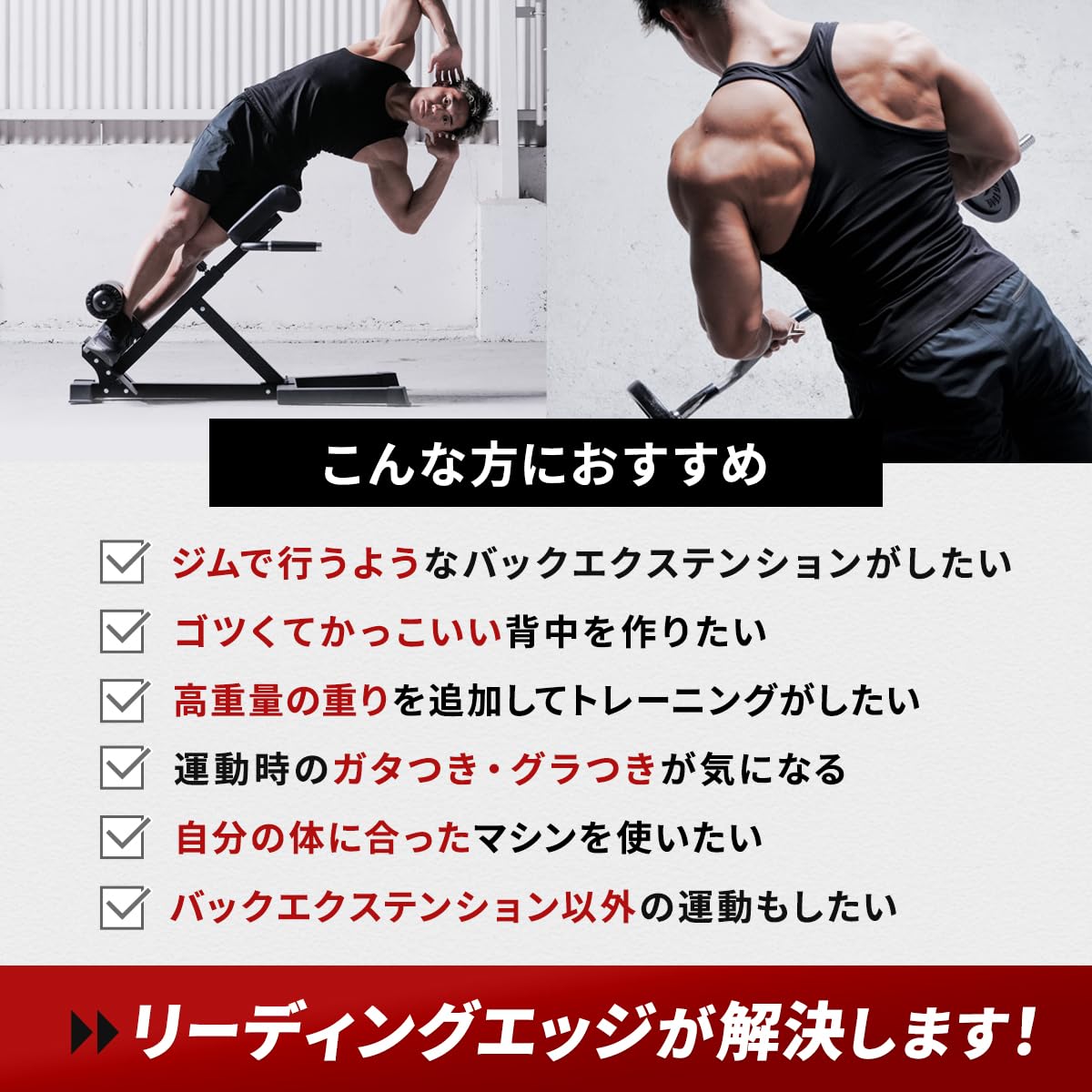 Amazon.co.jp: Leading Edge Hyperextension Bench, Load Capacity