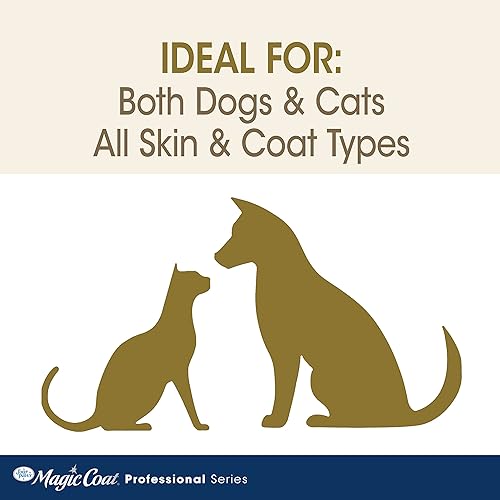 Miniatura 4 de Four Paws Magic Coat Professional Series Champú nutritivo para perros hipoalergénico de avena de 16 onzas líquidas