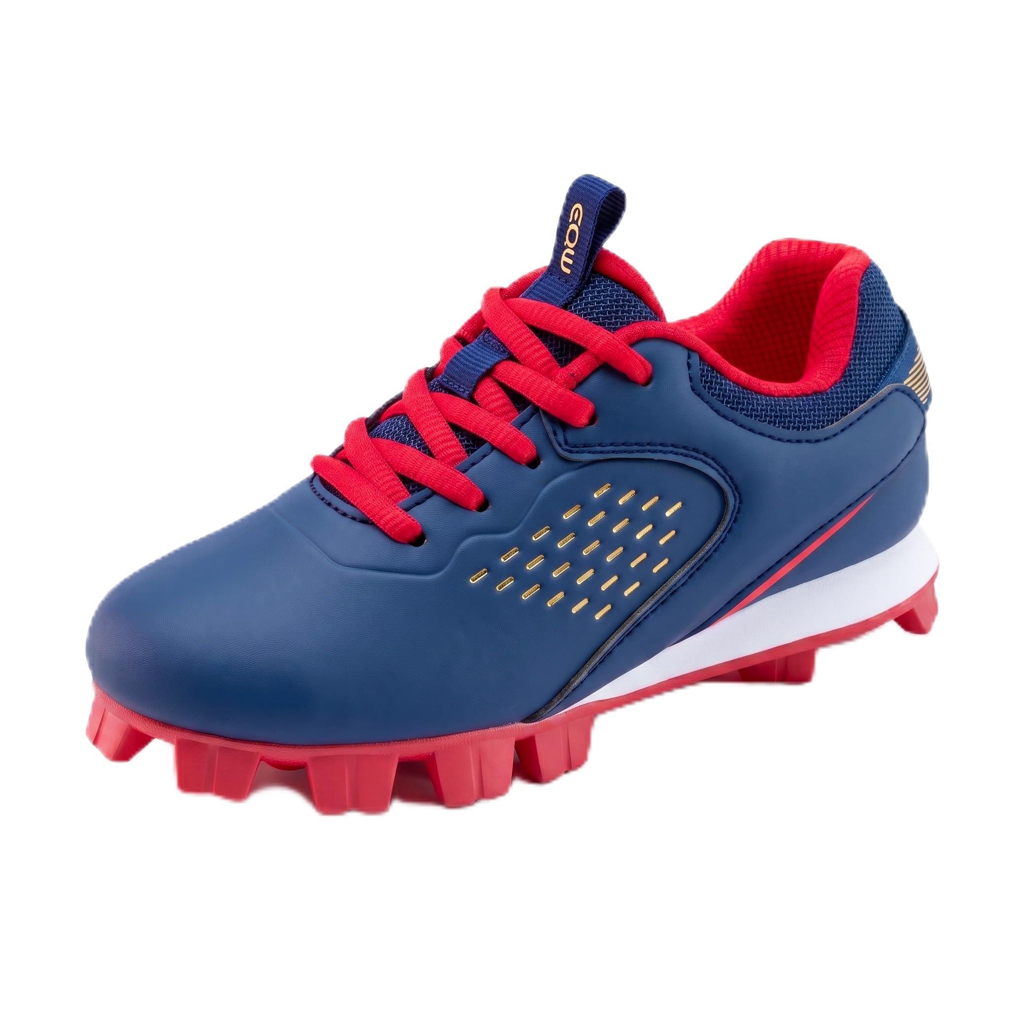 Kids Baseball Cleats for Boys and Girls, Lightweight Youth Softball Shoes