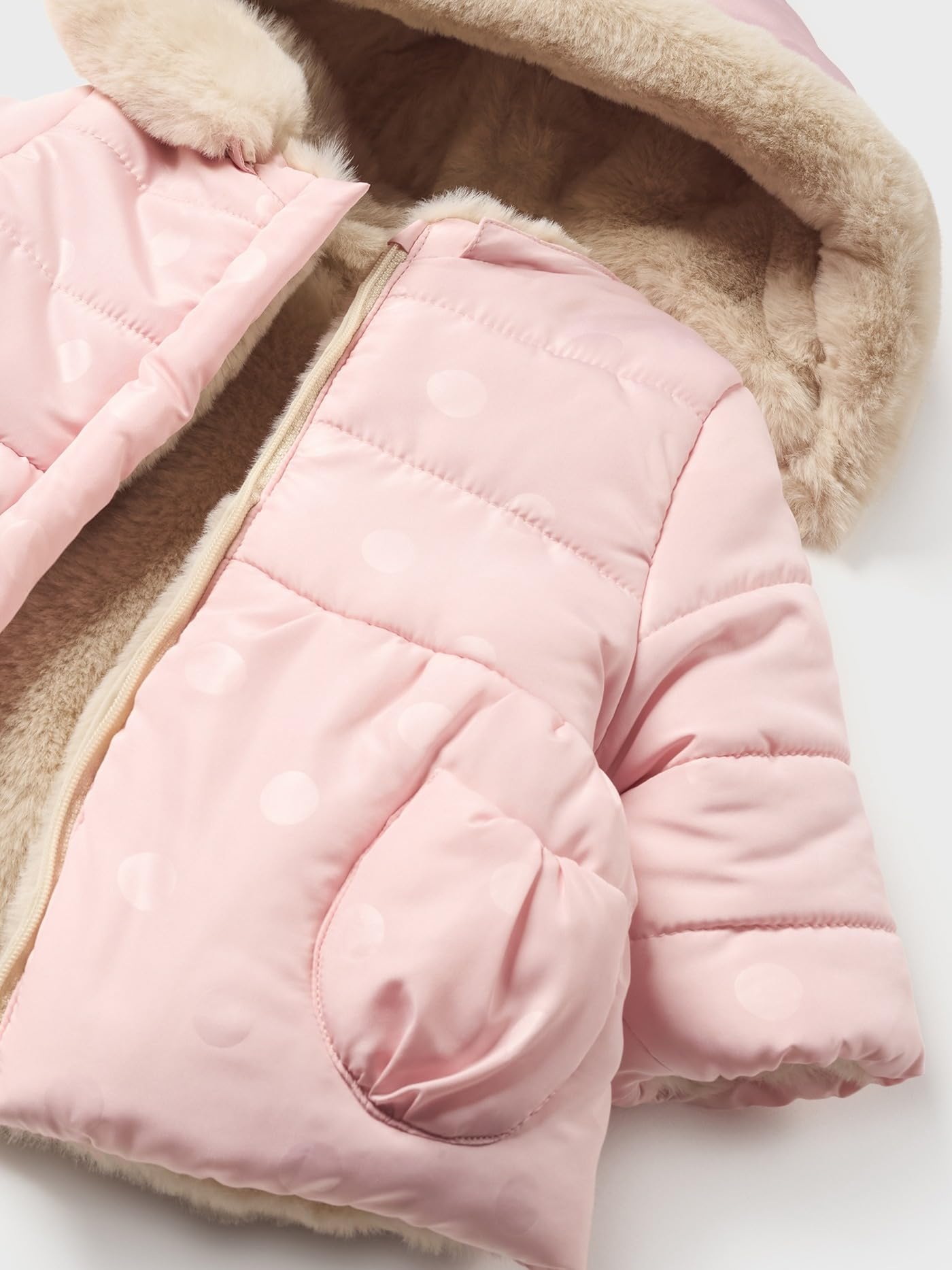Mayoral Wendbare Jacke für Baby - Mädchen Babyrosa