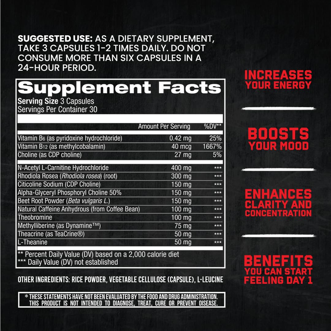 Jocko Fuel Brain Power Nootropics L Theanine Supplement | 30 Serving — Amazon image 10