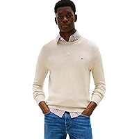 Tommy Hilfiger Uomo Pullover Essential Cotton con Scollo Rotondo