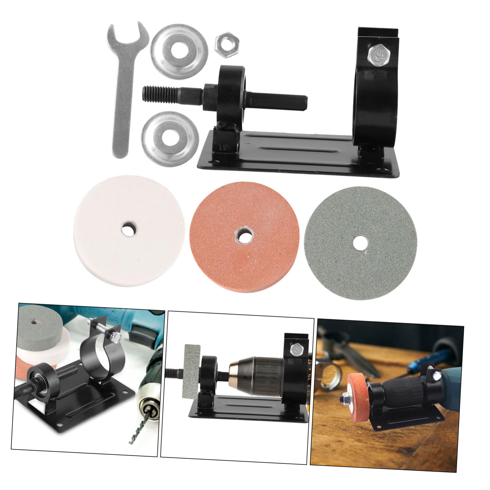 Morsa per Trapano da Banco in Metallo, Supporto per Foratura | Angoli di Lavoro Flessibili, Utilizzo Ottimizzato dello Spazio, Set Accessori