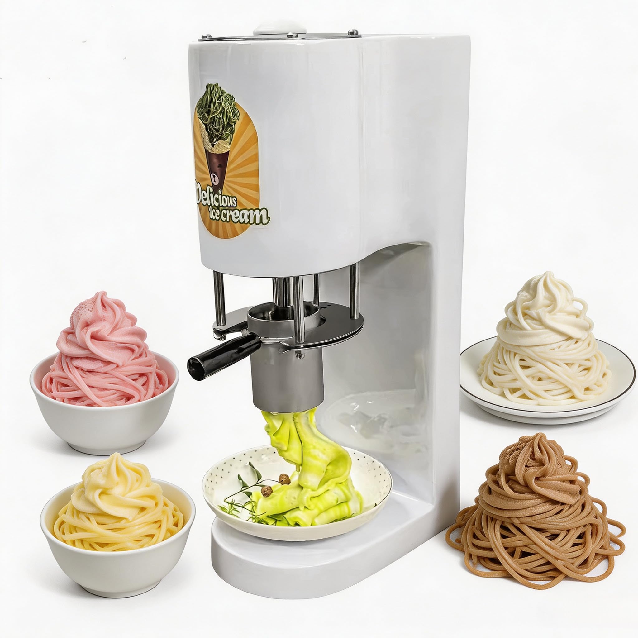 Spaghetti EIS-Presse,Edelstahl Gerät Für Dessert Bars White