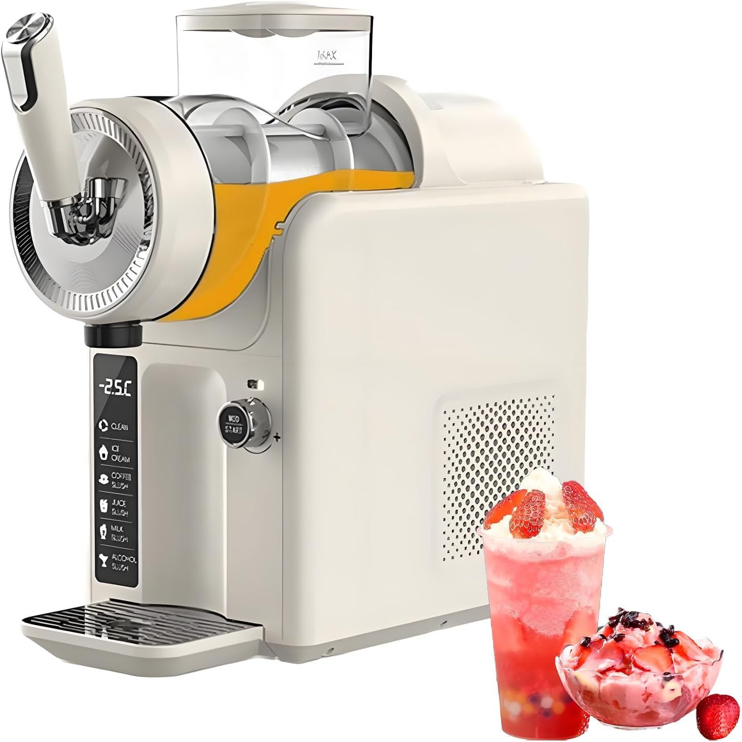 Professional Slushy Machine, No Ice Needed, LED Display, For Slush, Cocktail, Milkshake, Wine