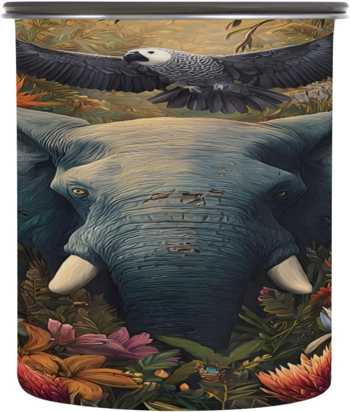 ALAZA Dispensador de Alimentos 17 oz Acero Inoxidable para Café, Té, Azúcar