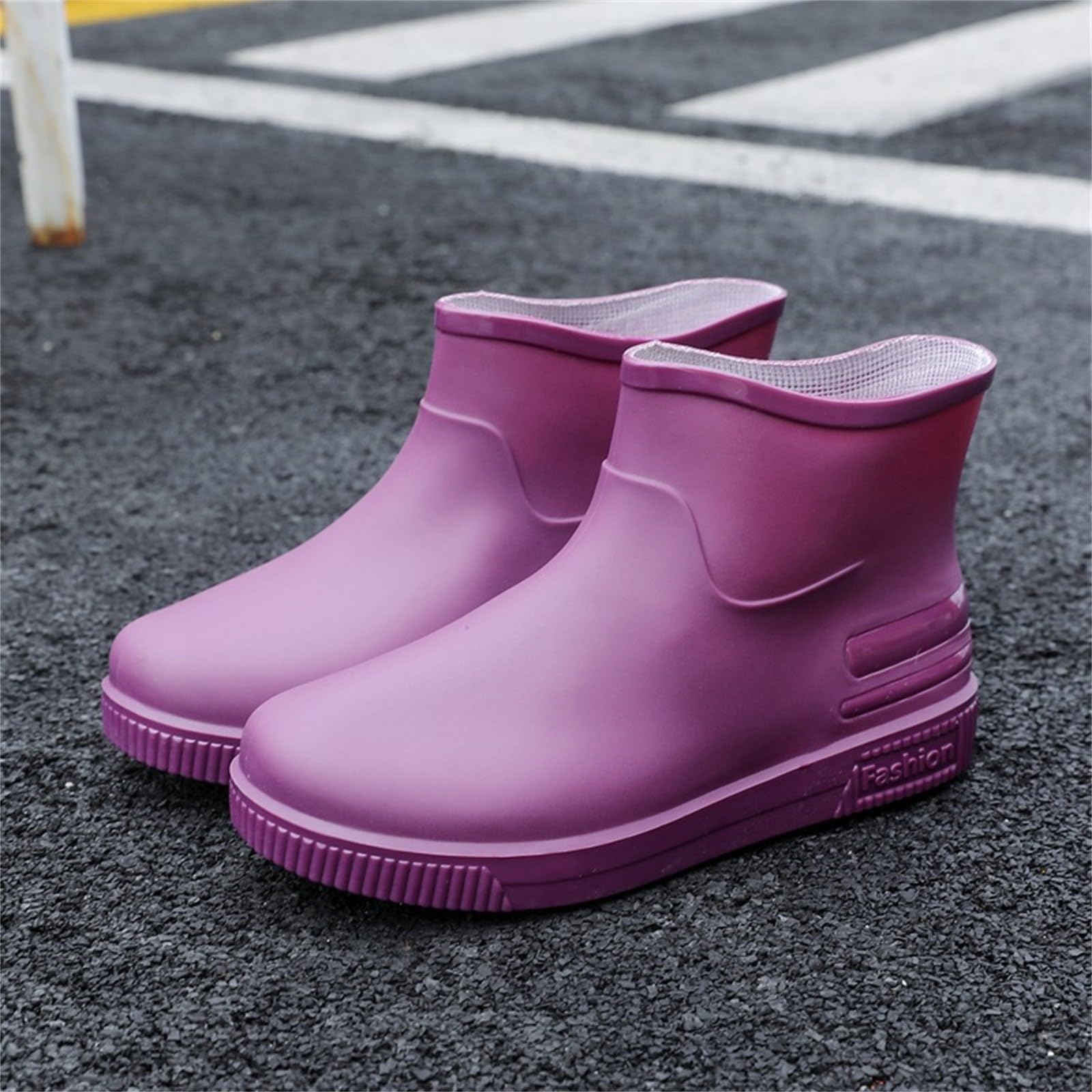 Botas de goma para mujer, botas de lluvia cortas, botines de goma, impermeables, botas de lluvia, antideslizantes, botas de jardín, botines de tobillo, botas de lluvia, botas de lluvia, nieve al aire