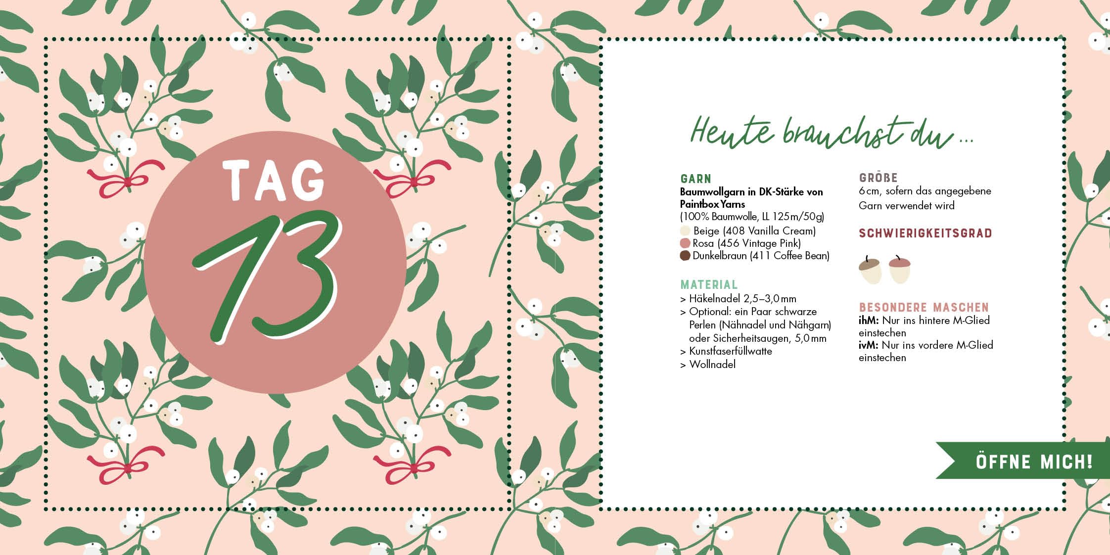 Mini-Amigurumis Adventskalender - Weihnachten im Wald: 24 süße Waldtiere und mehr häkeln | Mit 3 Bonusprojekten | Adventskalender-Häkelbuch mit perforierten Seiten zum Auftrennen