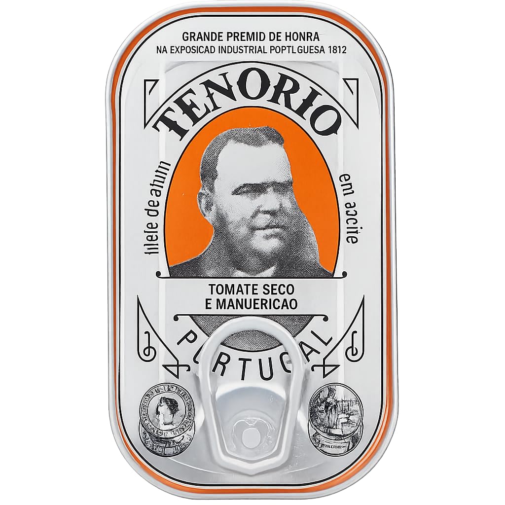 Tenorio Thunfischfilets Mix 10 x 120g – Premium Thunfisch aus Portugal – Verschiedene Sorten mit Olivenöl, Escabeche & Natur – Gourmet Thunfisch Konserven