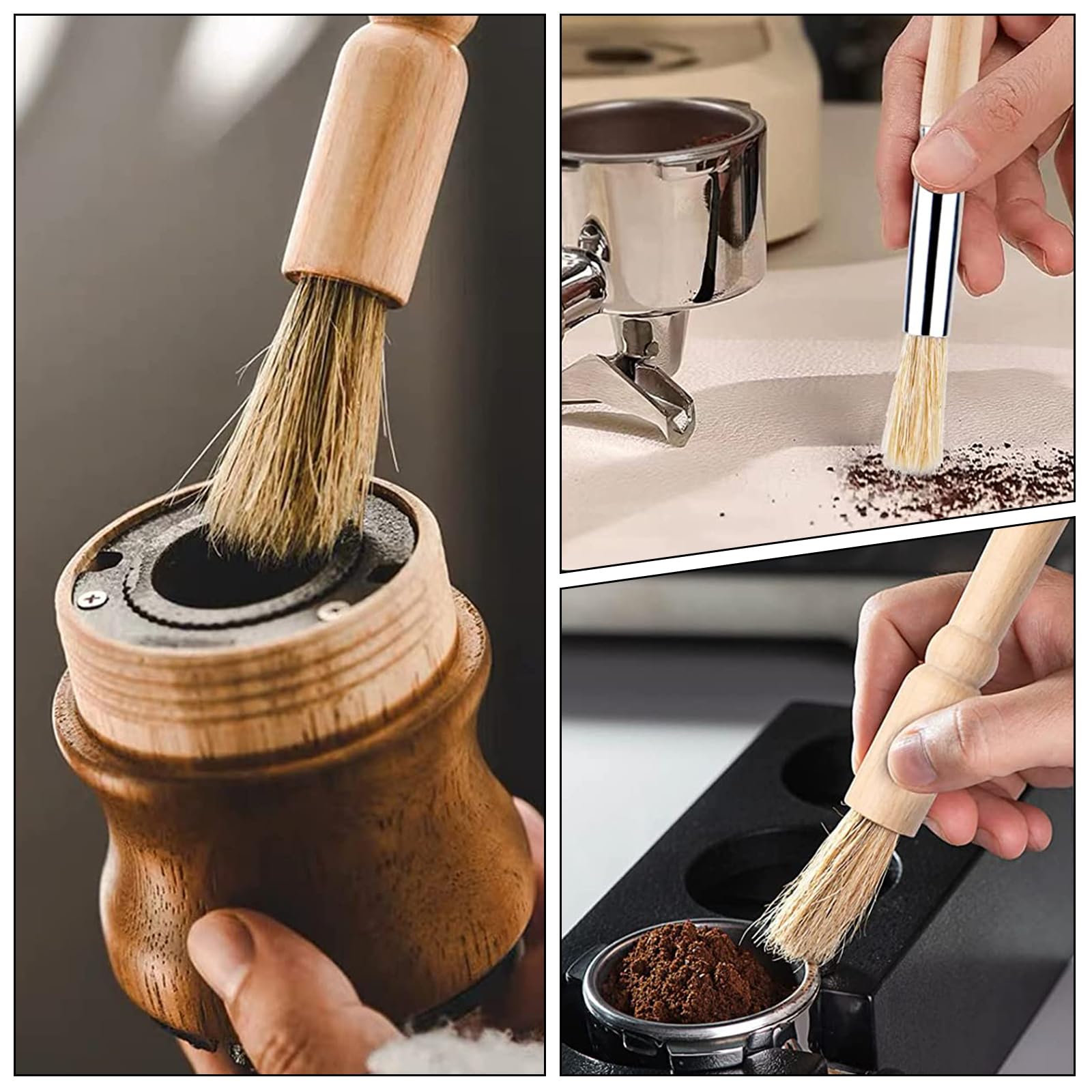 Spazzola Pulizia Macchina Caffè - Set Per Portafiltro E Macinacaffè, 51mm - Foto 8