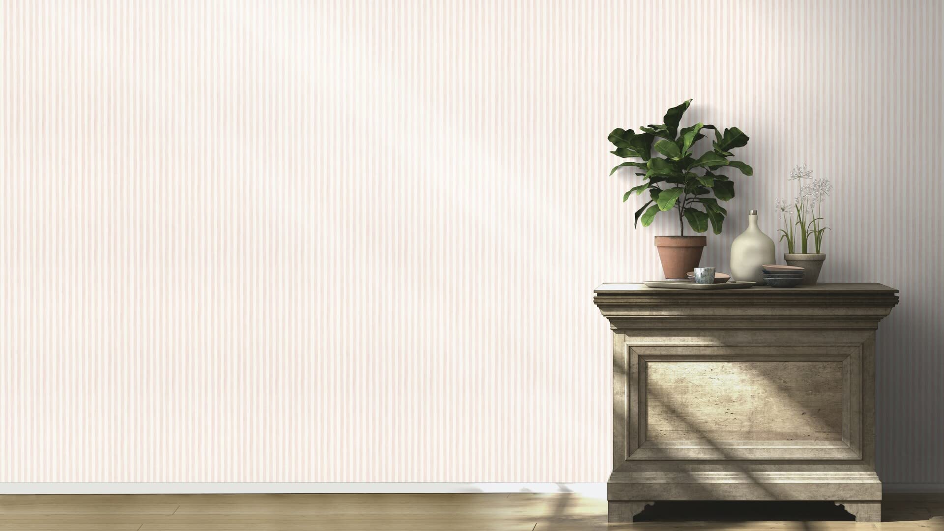 Rasch paperhangings Non Woven Wallpaper (Grafisch) Rosa White 10,05 m x 0,53 m Bambino XIX 252750 - Image 3