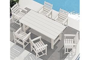 SERWALL 7-Piece Patio Dining Table Sets: Perfect Addition to Your Outdoor Oasis