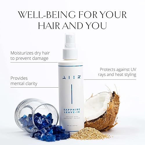 Miniatura 3 de AIIR Sapphire - Acondicionador sin enjuague – Desenredante ligero e hidratante, hidrata el cabello seco dañado, domina el encrespamiento y los