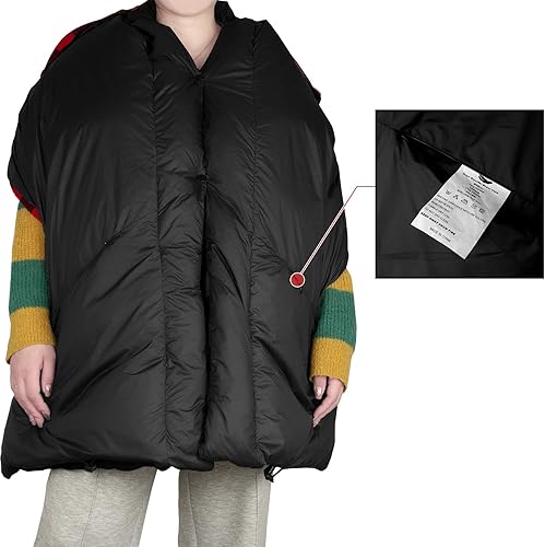 Miniatura 6 de Manta de chal portátil, manta con capucha para llevar con capucha, cubierta de hombro para la oficina para mantener las manos y los hombros