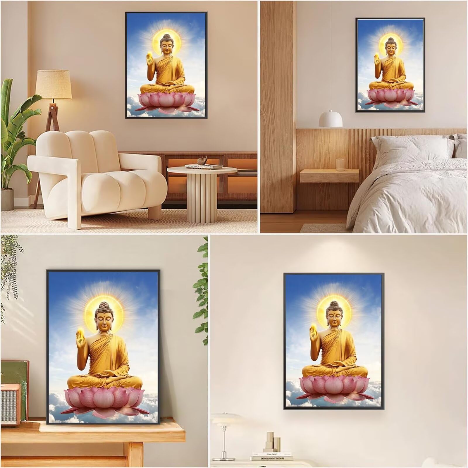 Diamond Painting Kit Completo zen Diamond Painting Statua di pietra Modello, 5D Fai Da Te Passatempo per Adulti Strass Ricamo Punto Croce per Home Wall Room Decor, Regalo Donna 60x80cm, Model959