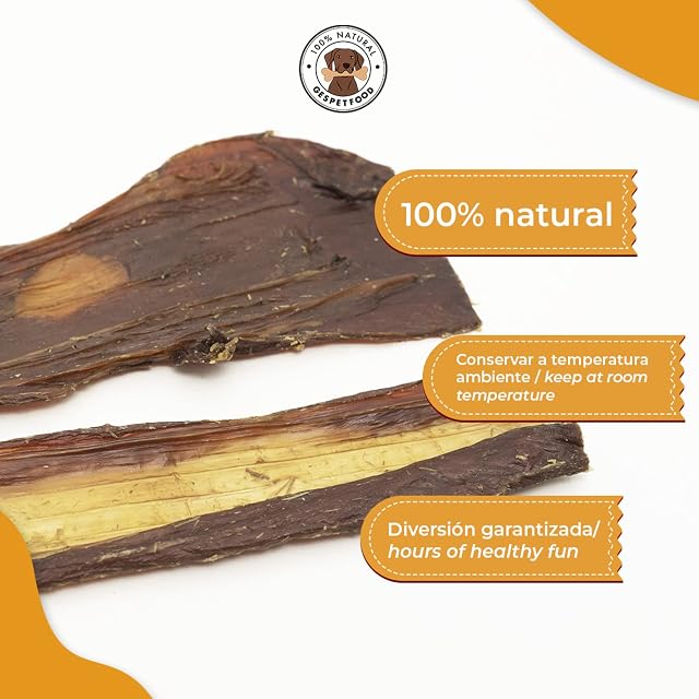 Foto 4 de 7 de GESPETFOOD - Esófago de Vacuno para Perros - 15cm - Bolsa de 500 gr