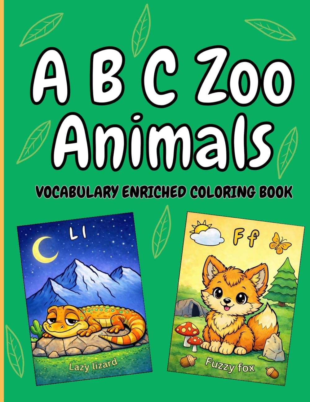ABC Animals: Vocabulary Enriched Coloring Book