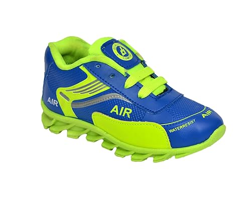 BUNNIES AIR(Laces) Flat Lace Up Synthetic Sneakers for Boys |PVC Heel Sport Shoes for Boys | Kids Shoes
