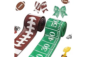 2 Rolls 10 Yards Football Homecoming Mum Accessories Ribbons
