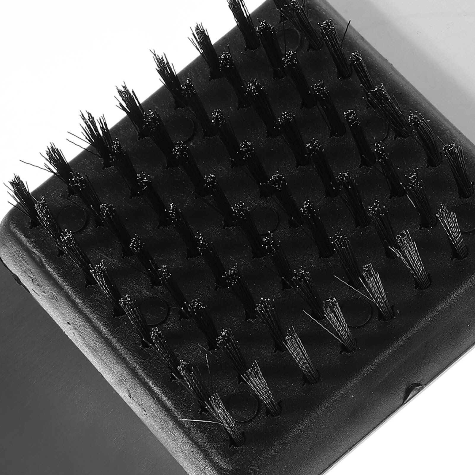 Set Da 10 Spazzole Griglia Barbecue, Triangolare, Acciaio Inox, Filo Di Ferro Accessori Pulizia Bbq Lunga 30 Cm Nero 85662434