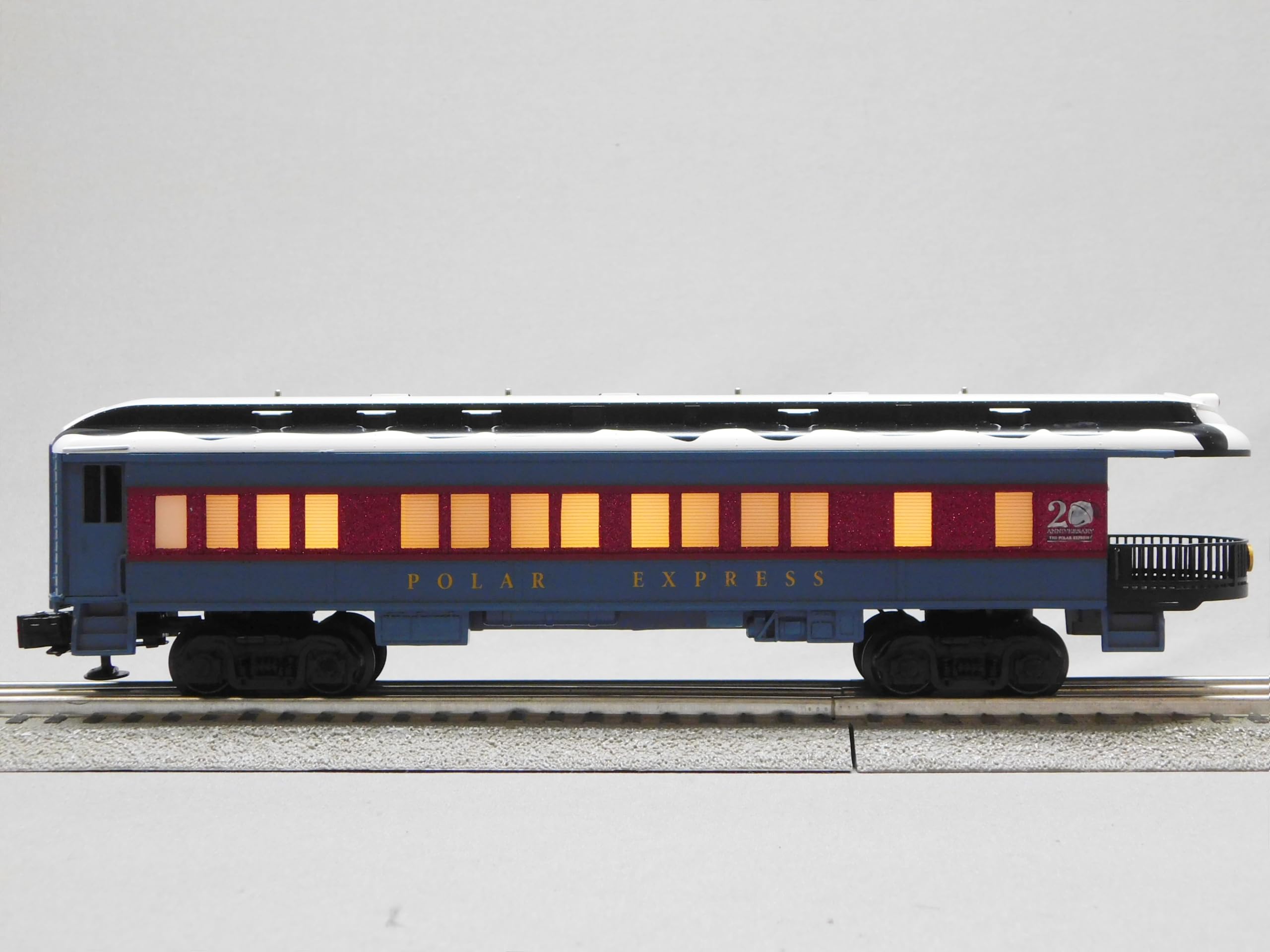 Model Power Lionel Polar Express 20th Anniversary Observation Train CAR 2423030-O