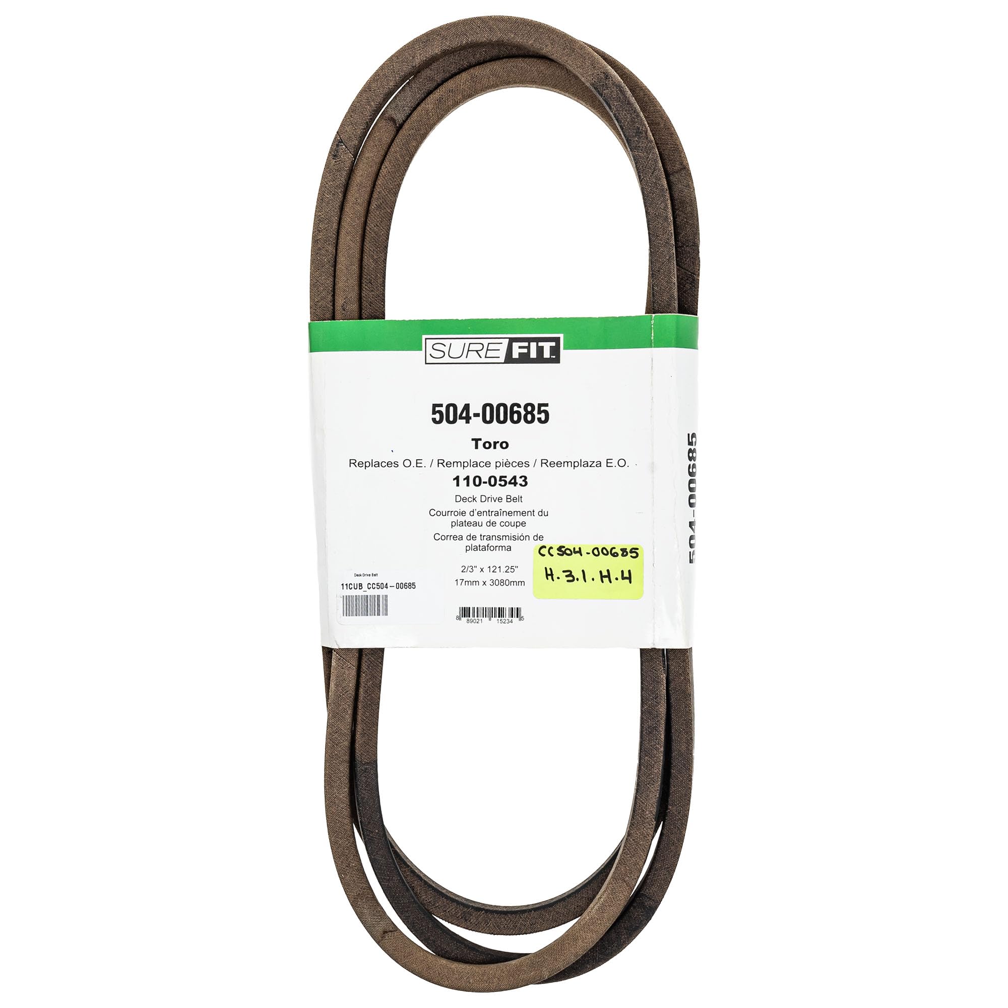 Rasenmäher Ersatzriemen – Passt Für Toro, Craftsman, MTD Und Cub Cadet Bei 116,8 Cm Seitenaustrag