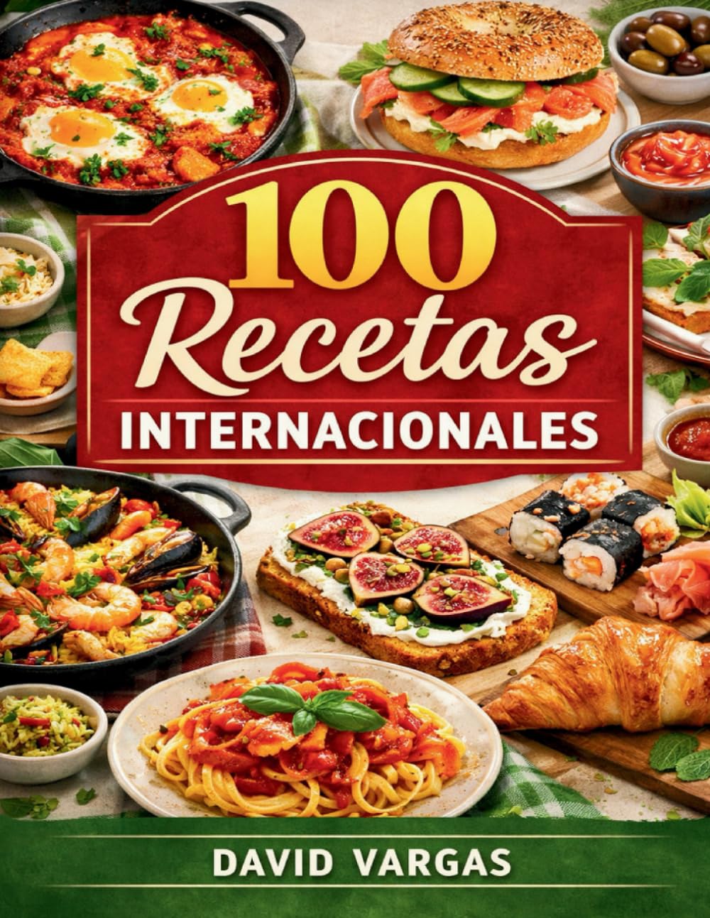100 Recetas Internacionales para Cocinar en Casa: Platos fáciles y sabrosos inspirados en cocinas tradicionales