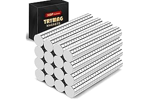 TRYMAG Small Magnets 300Pcs, 8x2mm Strong Neodymium Disc Magnets