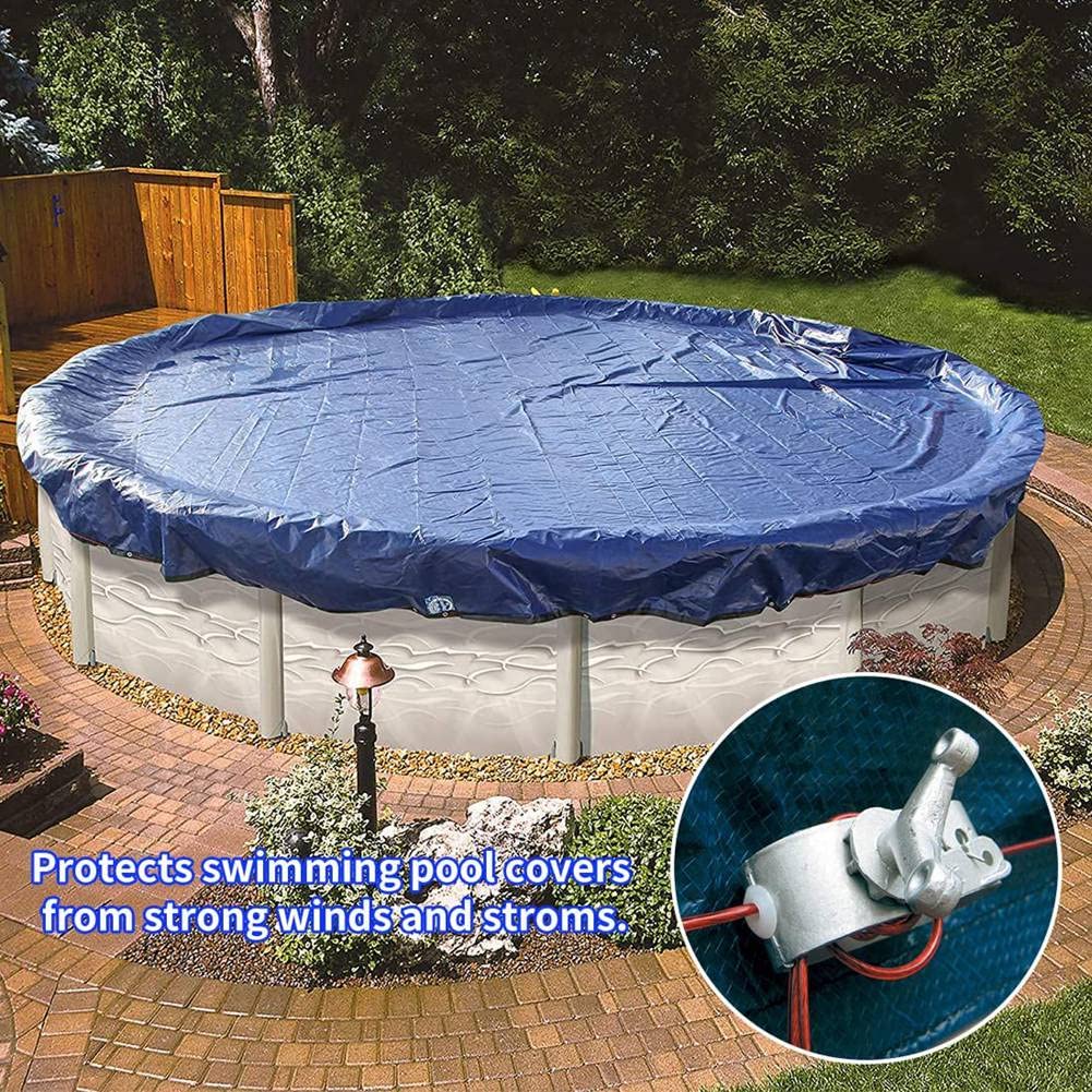 Corde A Tendeur À Cliquet pour Bâche Treuil De Couverture De Piscine d'hiver Treuil Construit en